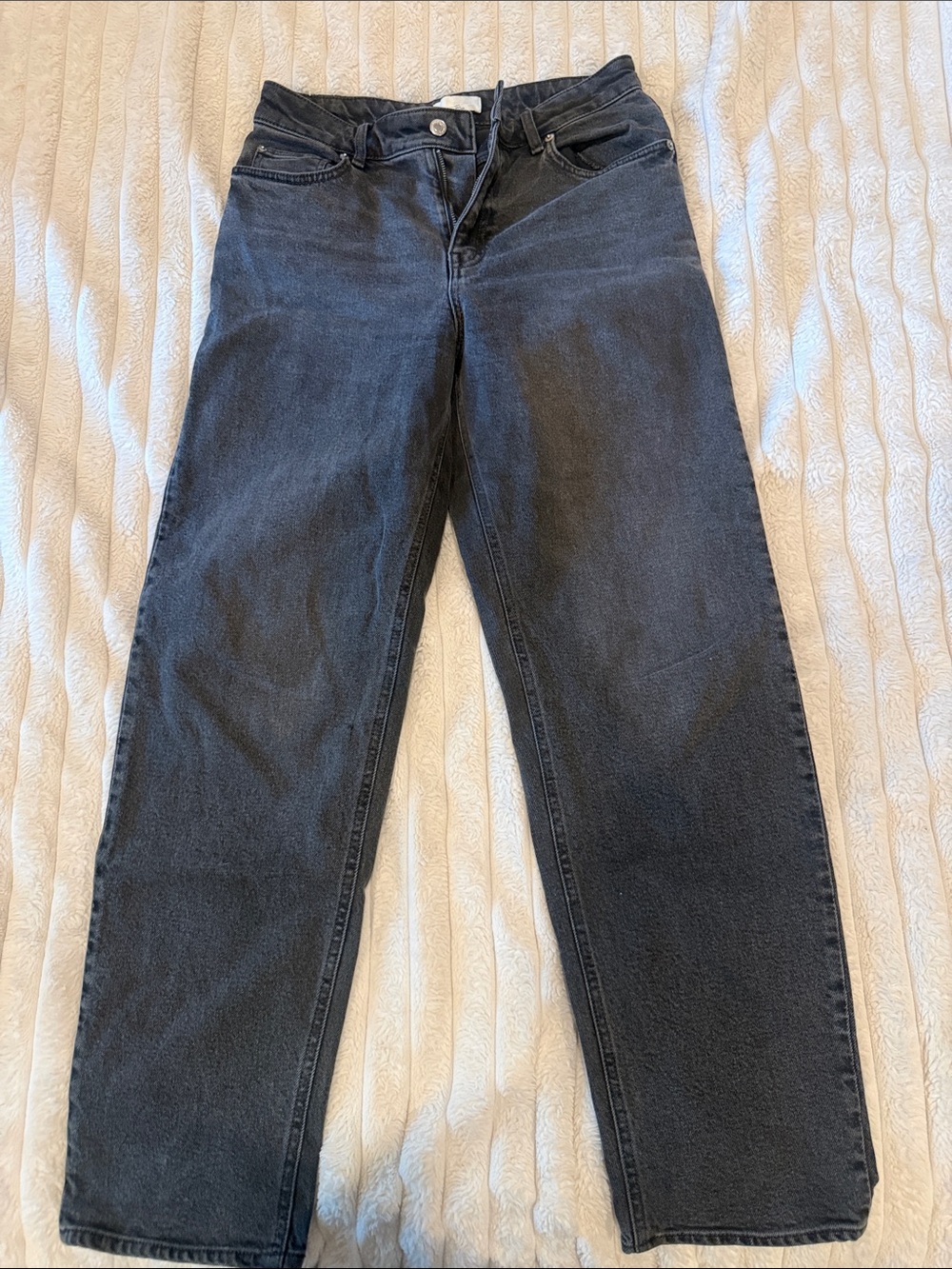 H&M Black Straight-Leg Women's Jeans